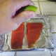 Illustration for article titled MacGyver Chef: Dishwasher-Steamed Salmon With Cilantro Sauce